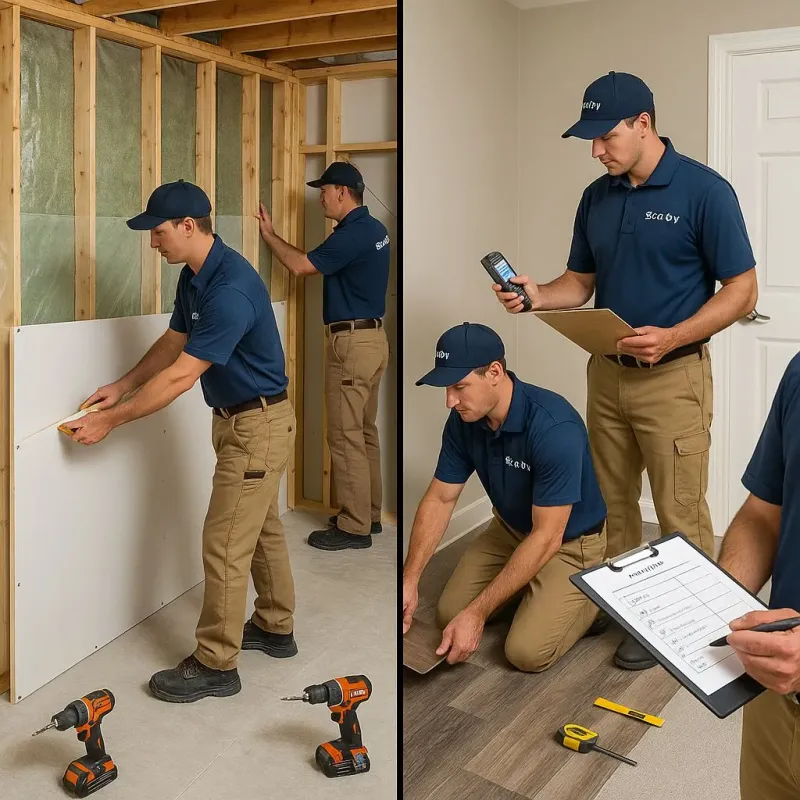 Repairs and Reconstruction process in Lakeland South, WA